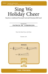 Sing We Holiday Cheer Three-Part Mixed choral sheet music cover